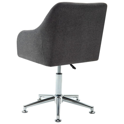 Swen Studio -  Swivel Dining Chairs 6 pcs Dark Grey Fabric (UK/IE/FI/NO only) (6x331499)